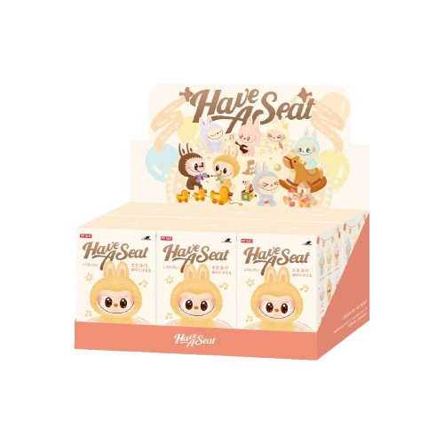 POP MART The Monsters Have a Seat Vinyl Plush Blind Box Figures (Pack of 6)